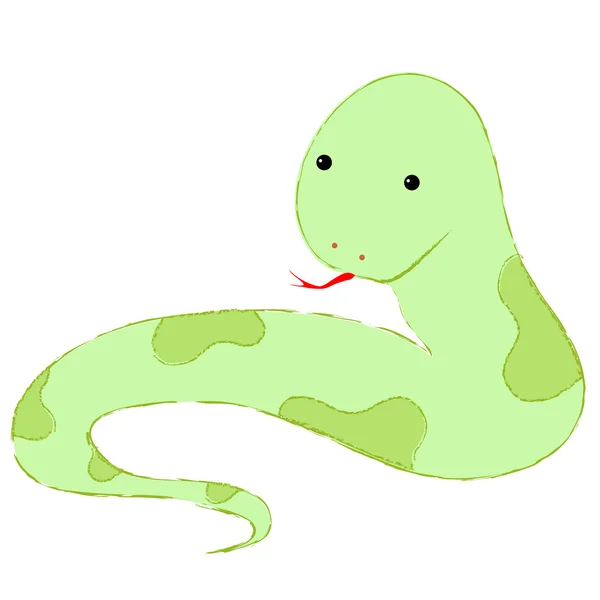 Snake Illustration — Stockvektor
